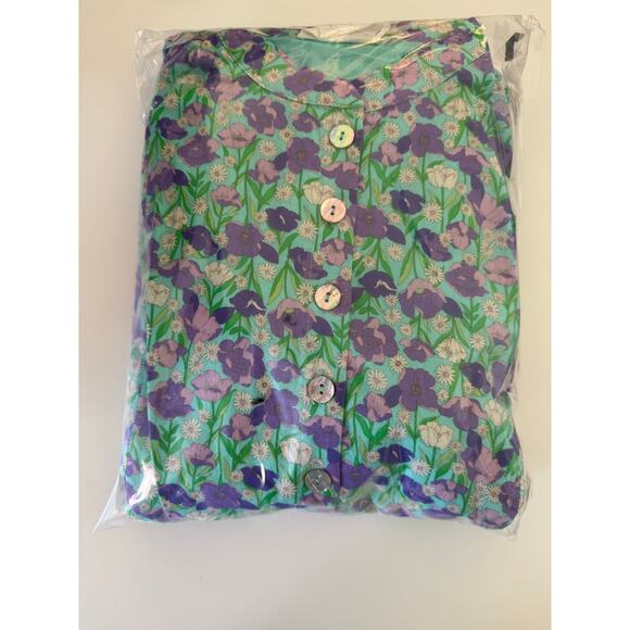 Hyacinth House Tuckernuck Blue Multi Floral Bellflower Maxi Dress Size XXS - Picture 16 of 16